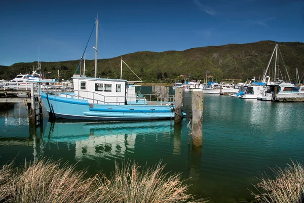 Harbor of Havelock in the Marlborough Sounds — Stock Photo, Image