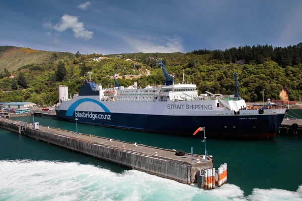 stock image Ferry boat in the harbor