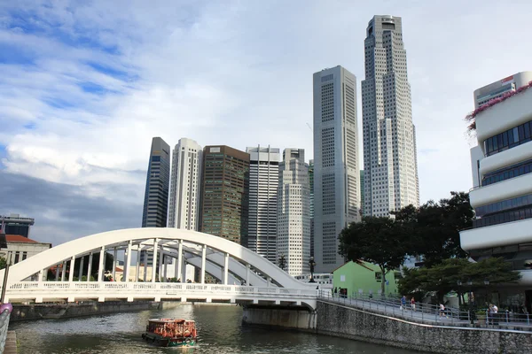 Singapur cityscape — Stok fotoğraf