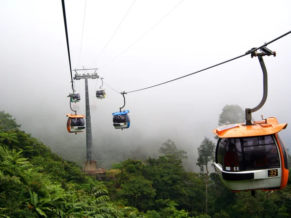 Cable Cars In The Mist — Stock Photo, Image