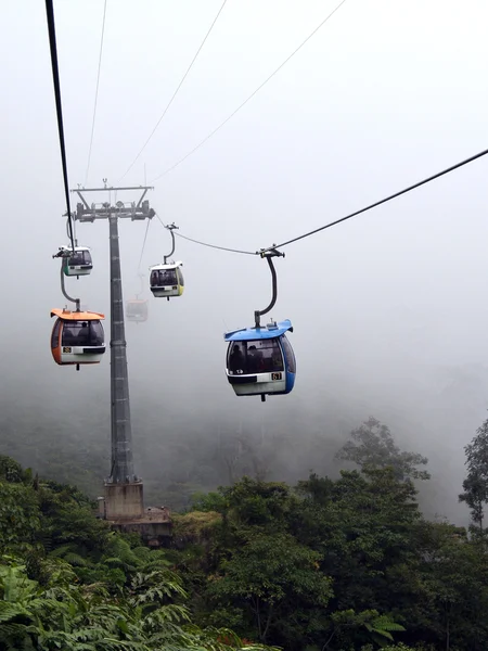 Gondolas In The Mist — Stock Photo, Image