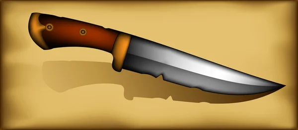 Ősi kés — Stock Vector