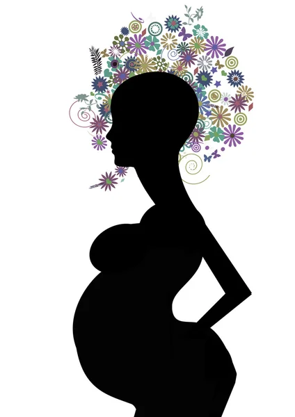 Těhotná matka — Stock fotografie