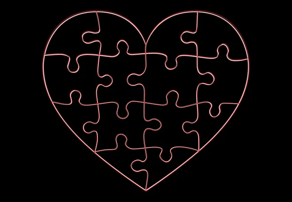Puzzle coeur — Photo