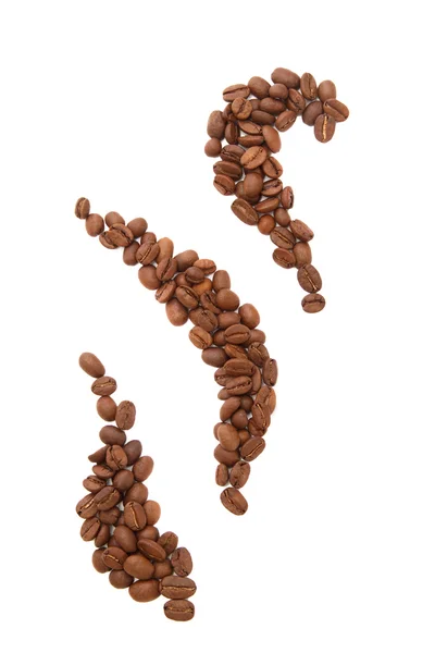 Koffie curven — Stockfoto