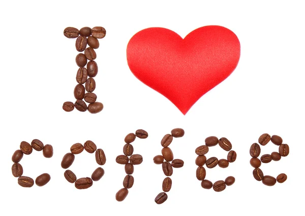 stock image I love coffee