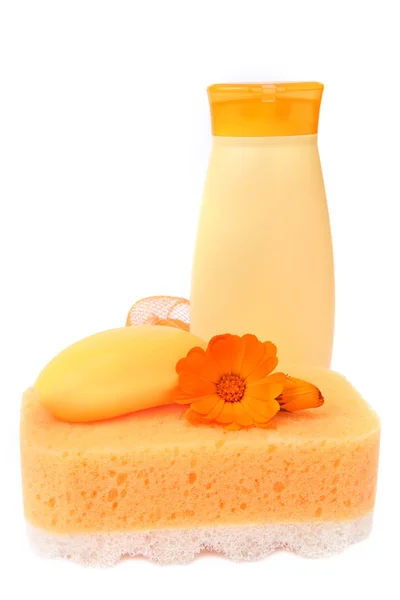 stock image Orange toiletries