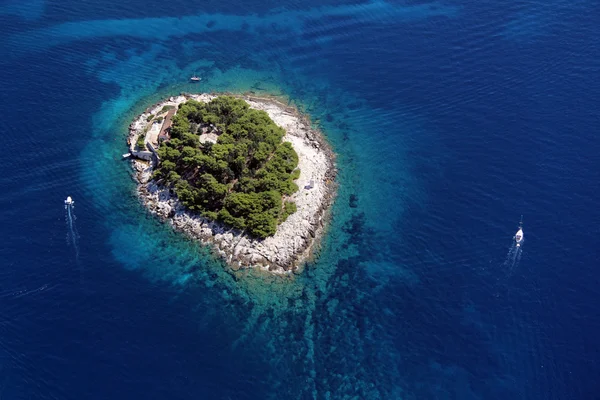 Isla Galesnik desde el aire — Foto de Stock