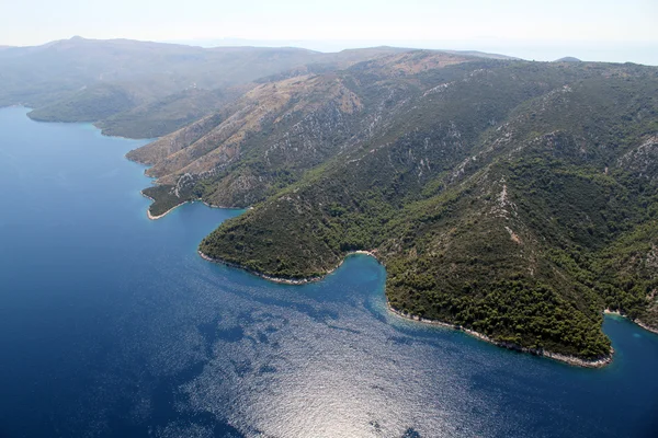 Ostrov Hvar from air — стоковое фото