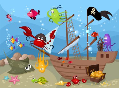 Sea life clipart