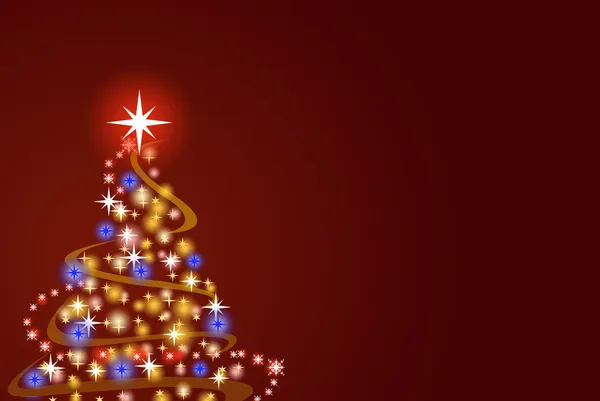 Illustration of christmas tree — Stock Photo, Image