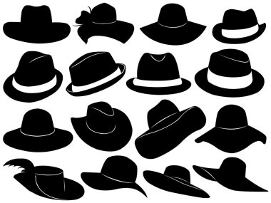 Hats illustration clipart