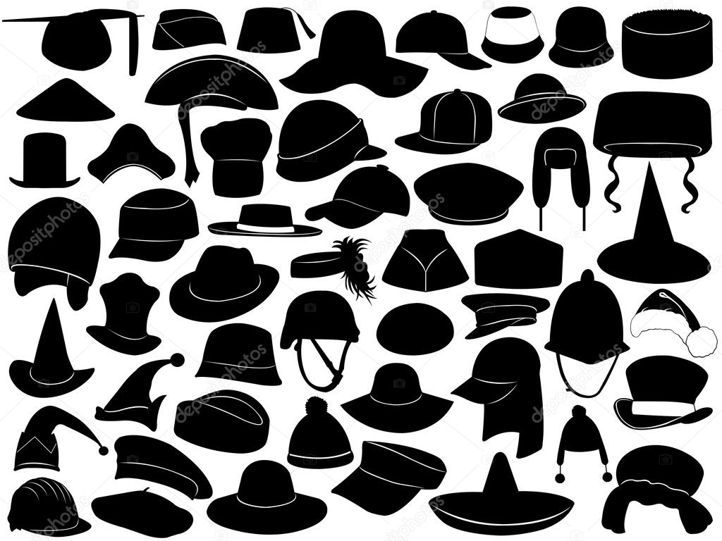 Different kinds of hats
