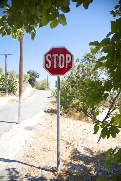 Sign stop — Stock Photo, Image