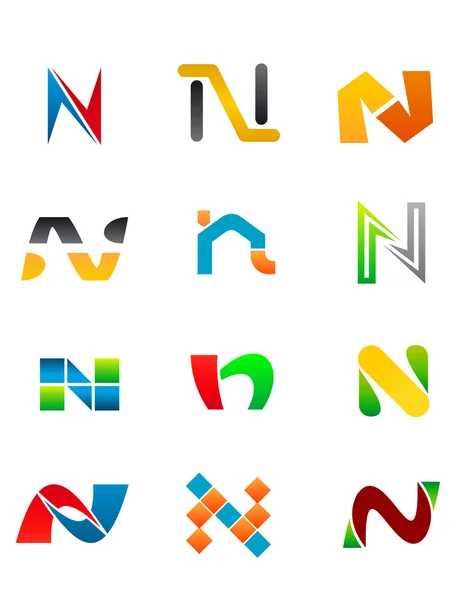 Alfabet alfabet n — Stockvector
