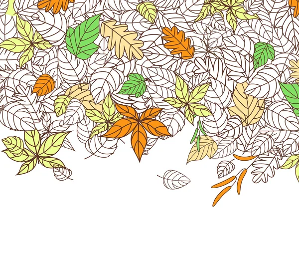 秋叶背景 — 图库矢量图片