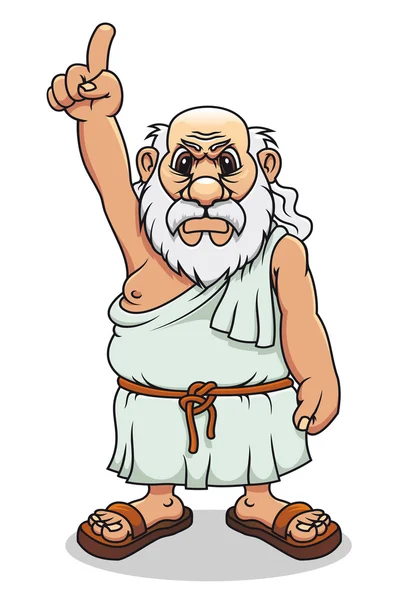 Ancient greek man — Stock Vector