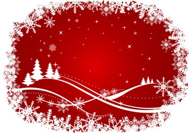 Winter christmas background clipart