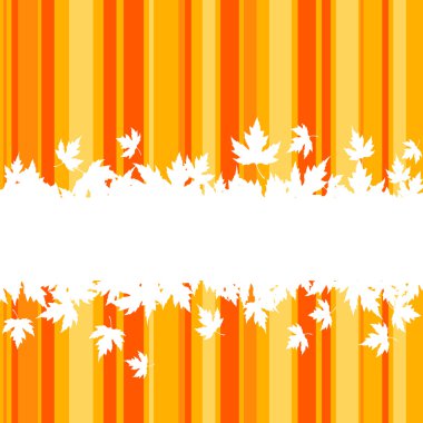 Autumn leaves background clipart