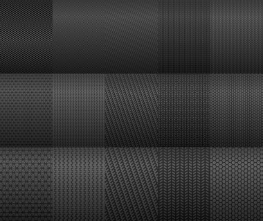 Carbon and fiber backgrounds clipart