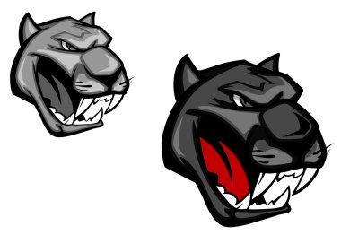 Angry panther clipart