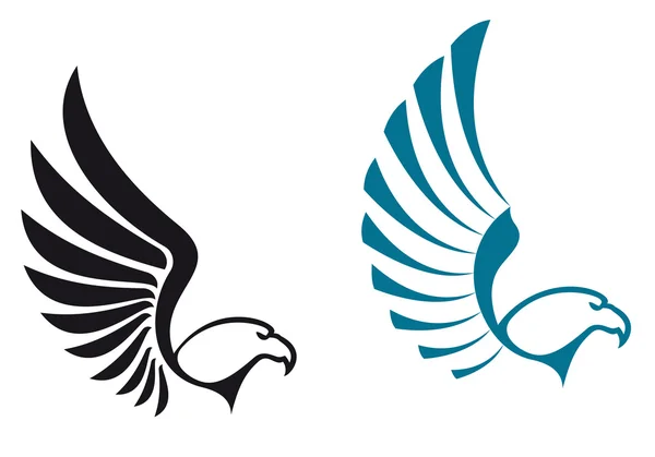 Símbolos águila — Vector de stock