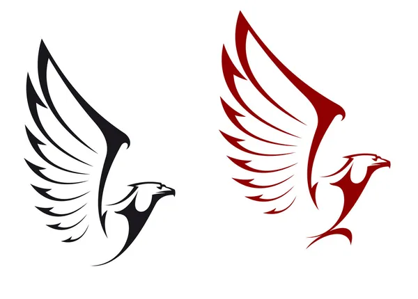 Eagle mascots — Stock Vector