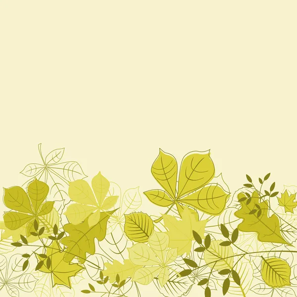 落树叶背景 — 图库矢量图片