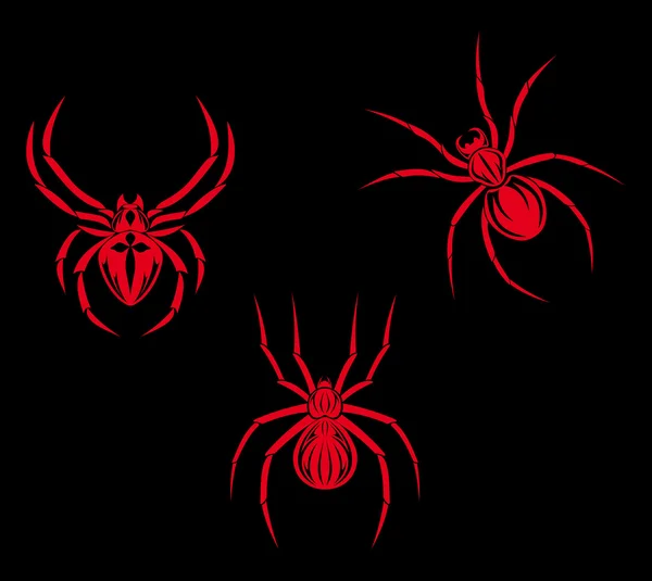 Spindlar tatuering — Stock vektor