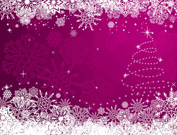 Vinter jul bakgrund — Stock vektor