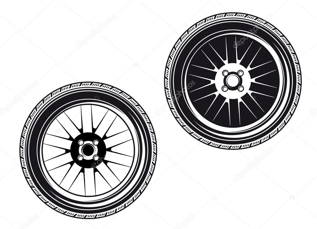 Car wheels and tyres