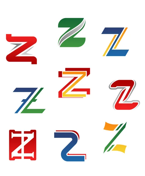 Lettera dell'alfabeto Z — Vettoriale Stock