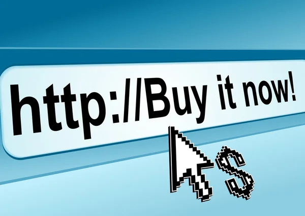 Internetes áruház weboldalát — Stock Vector