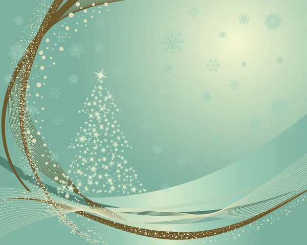 Retro vánoční přání — Stockový vektor