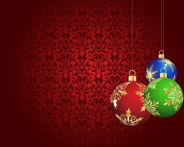 Carte de Noël (Nouvel An) — Image vectorielle