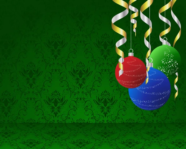 Vánoční (novoroční) přání — Stockový vektor