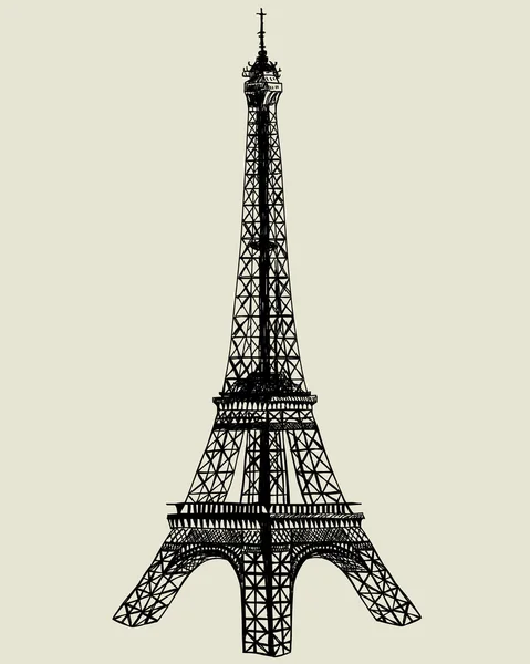 Eiffel tower. — Stock Vector