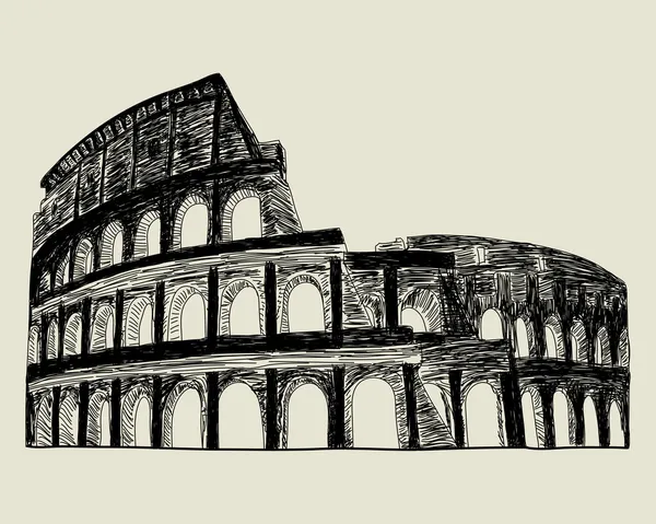 Coliseo romano . — Vector de stock
