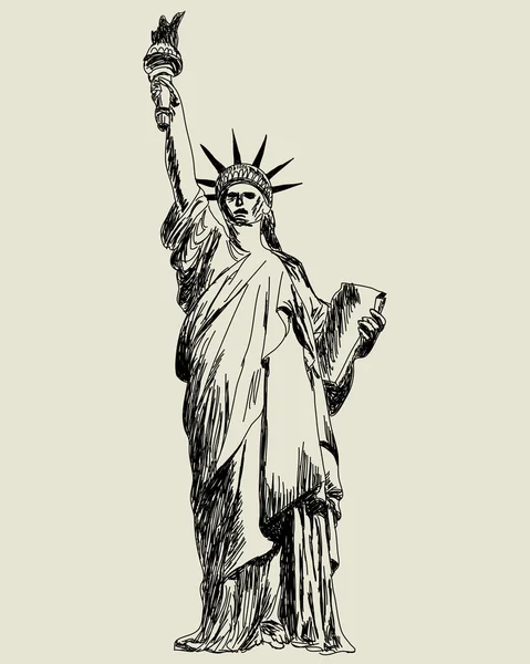 Estátua da liberdade — Vetor de Stock