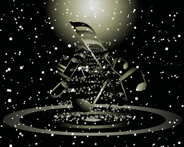 Christmas (yeni yıl) kartı — Stok Vektör