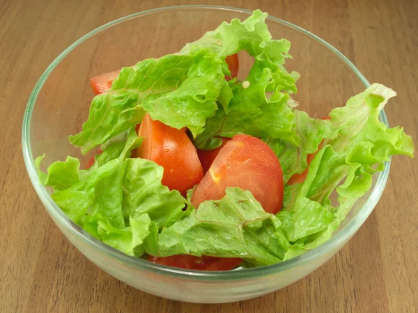 Salada de um tomate — Fotografia de Stock