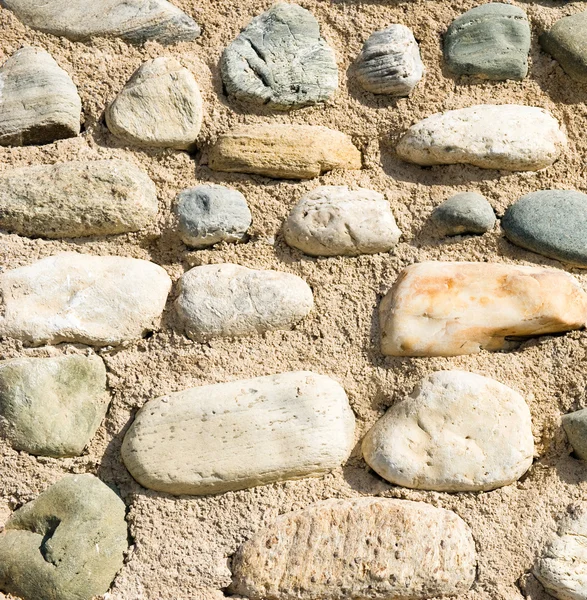 Areia e pedras fundo — Fotografia de Stock