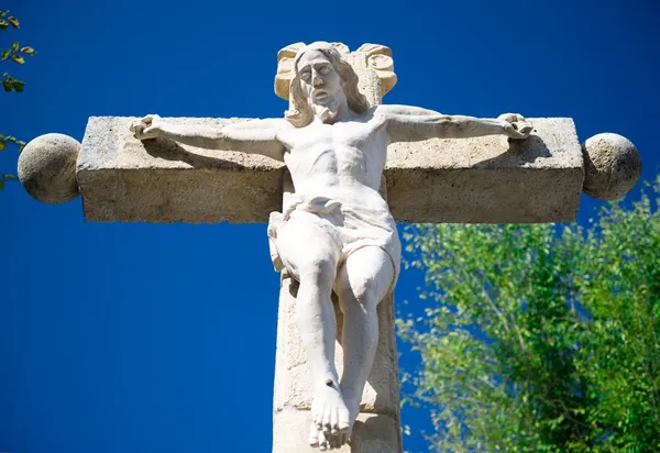 耶稣基督在十字架上 — 图库照片