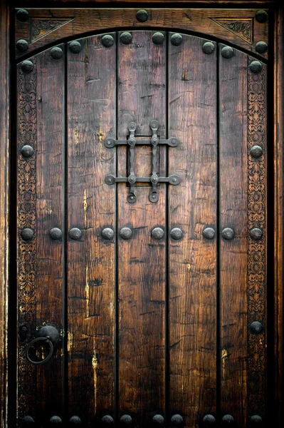 Ancienne porte en bois — Photo