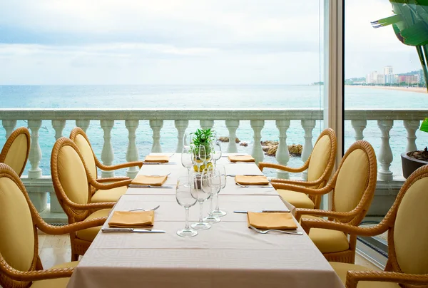 stock image Table setting for a dinner