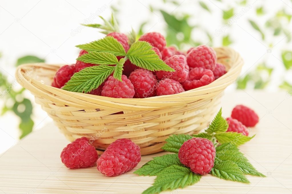Juicy raspberries
