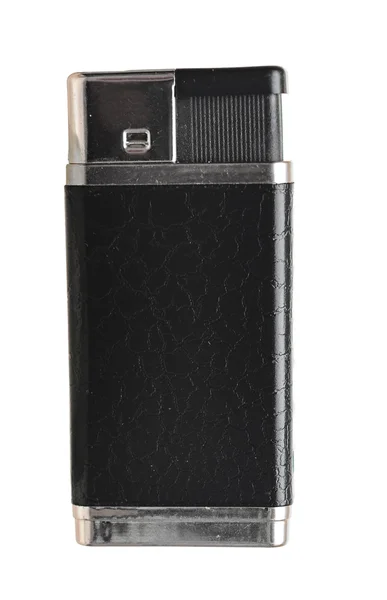 Elegant black gas lighter — Stock Photo, Image