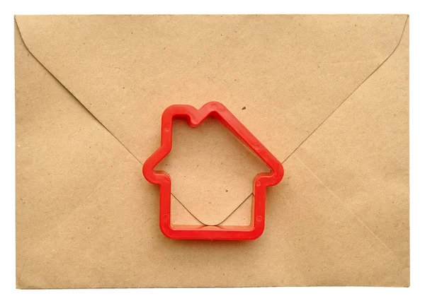 Доставка почты адресату — стоковое фото