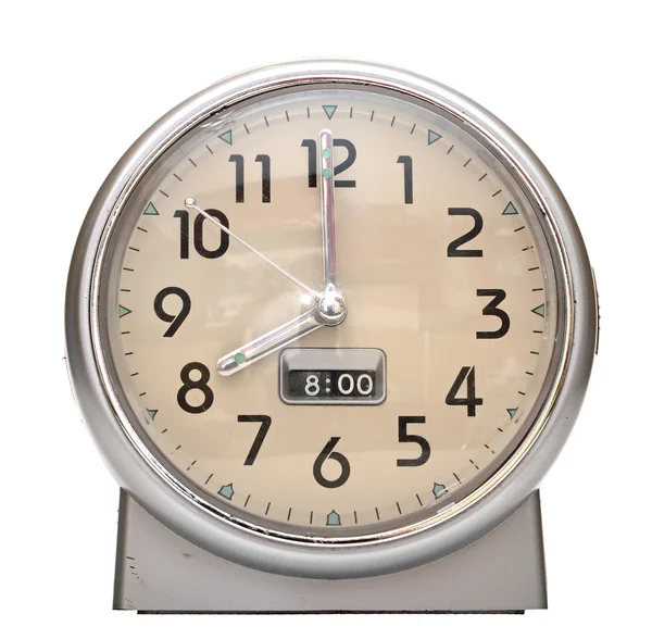 Reloj despertador rojo de estilo antiguo —  Fotos de Stock