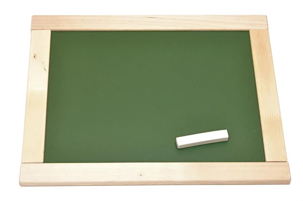 Tiza verde en blanco — Foto de Stock